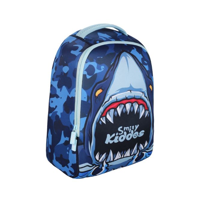 Smily Kiddos Junior School Bag Backpack for Kids Shark