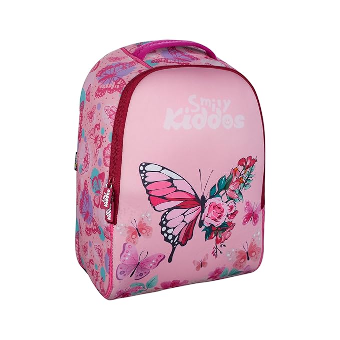 Smily Kiddos Junior School Bag Backpack for Kids Butterfly