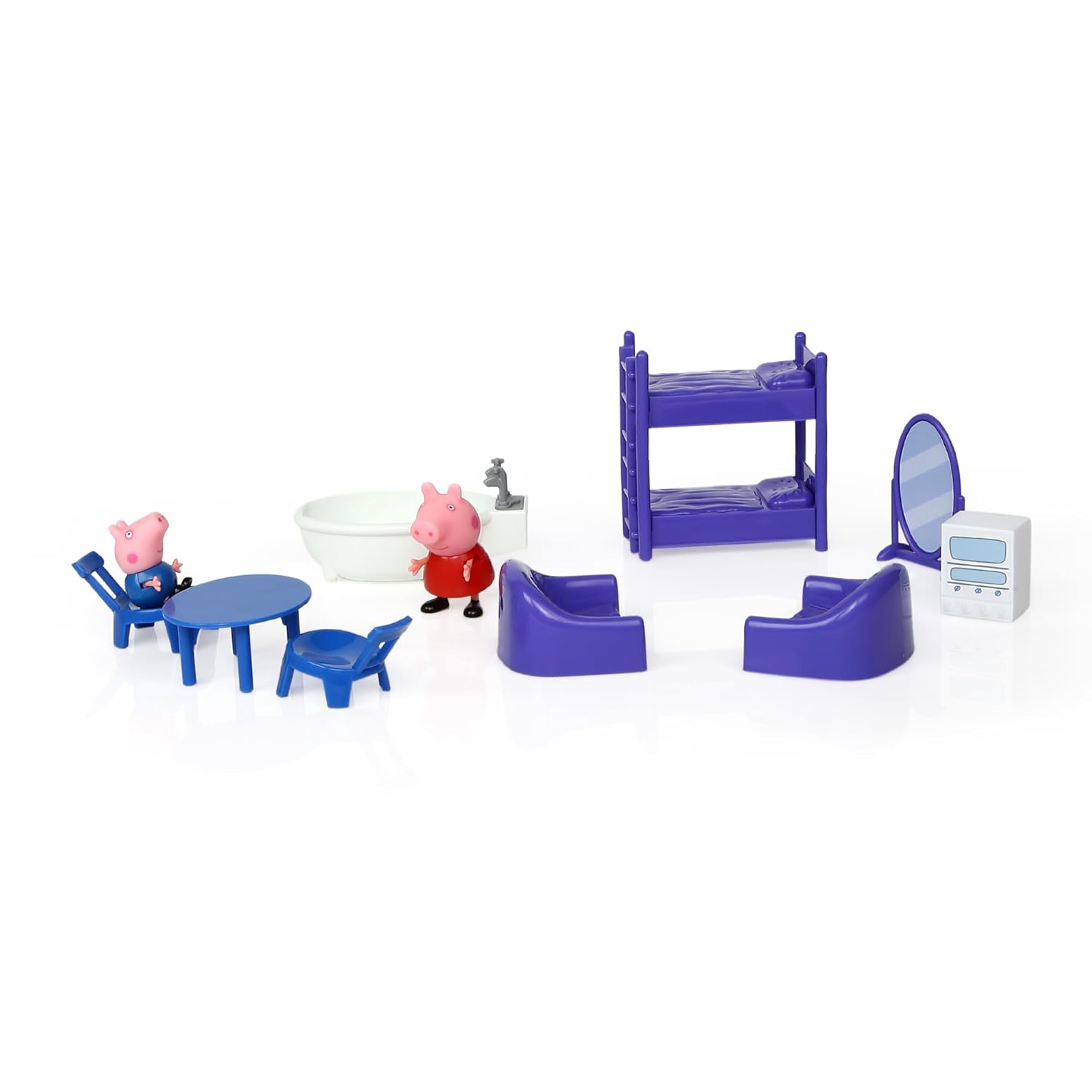 Peppa Pig Family House Playset with Peppa & George Figures | 2-Storey Doll House Toy with Furniture & Accessories for Kids Age 3+