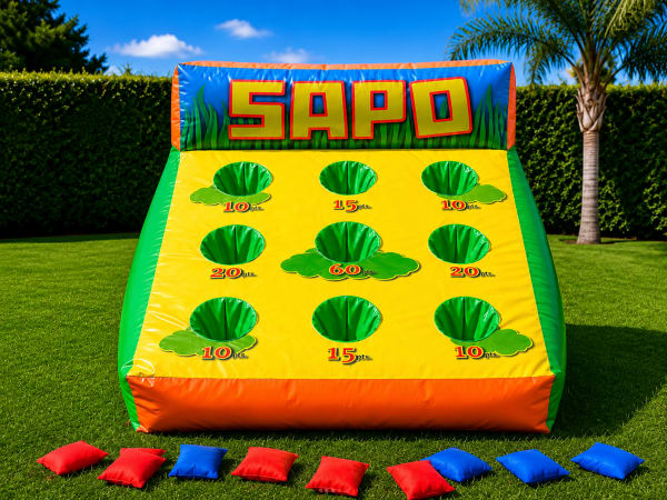 Juego sapo gigante para eventos y cumpleaños