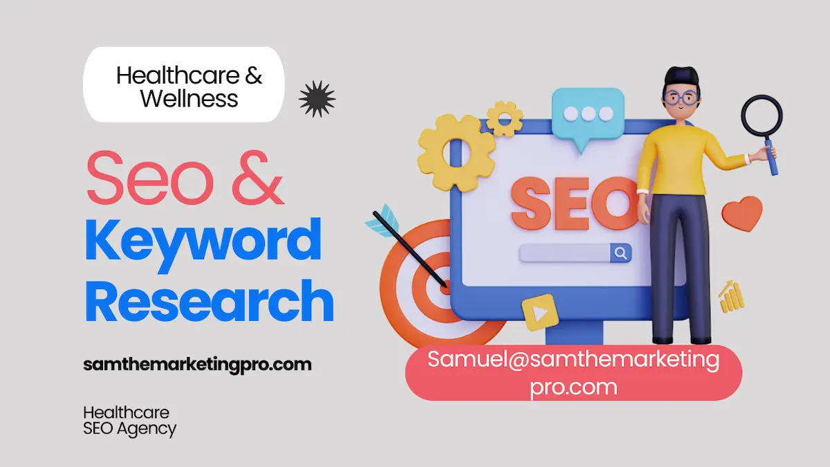 White Illustration Keyword Research YouTube Thumbnail