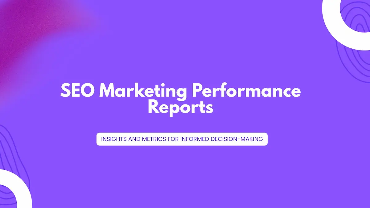 Purple And White Modern Marketing Analytics Performance Dashboard Presentation