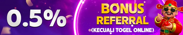 YUKGACOR BONUS REFERRAL 0.5%