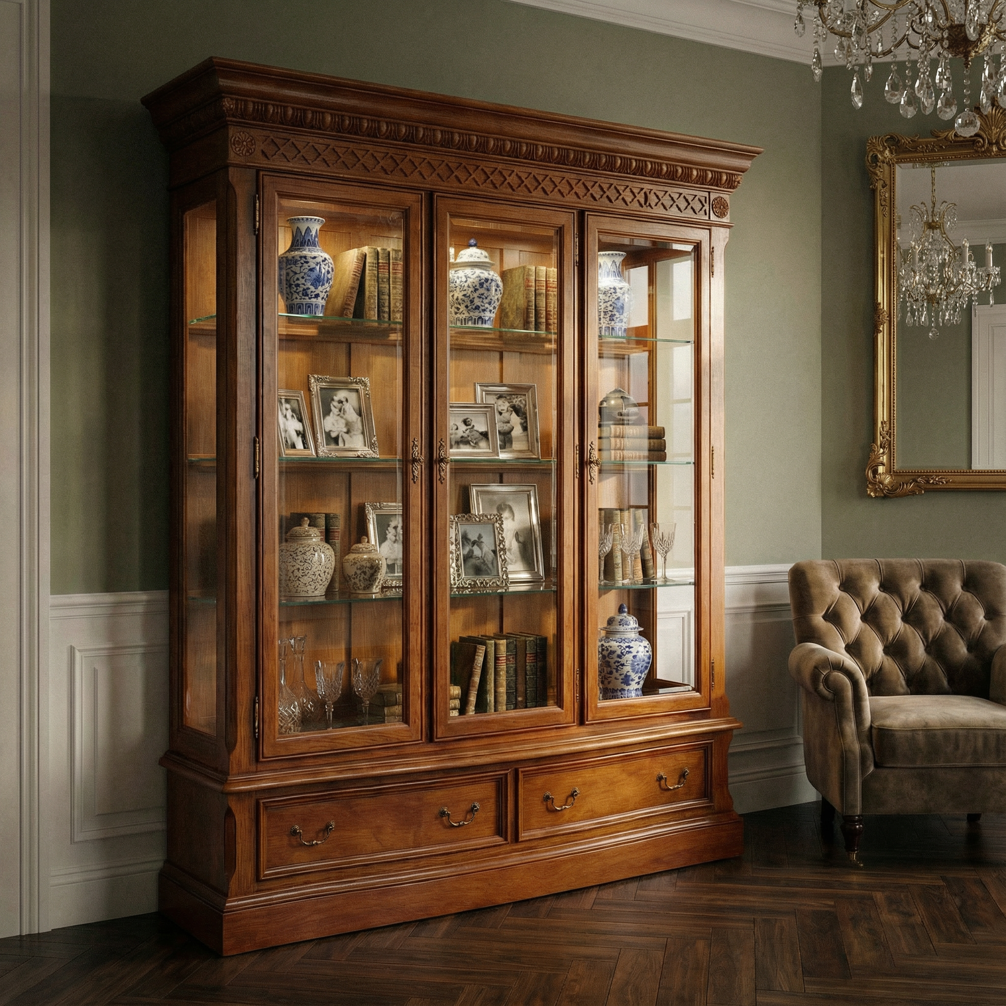 Heritage Grand Display Cabinet