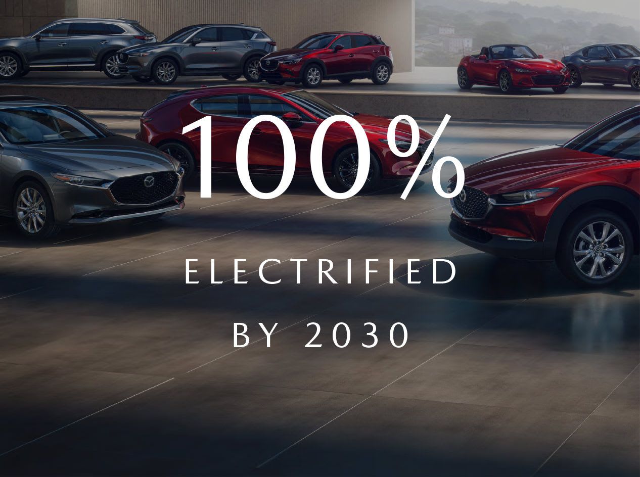 Mazda environment 100% electrified by 2030