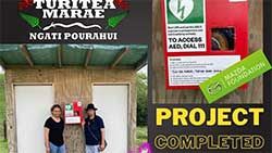 Mazda Foundation recipient September 2022 - Turitea Marae