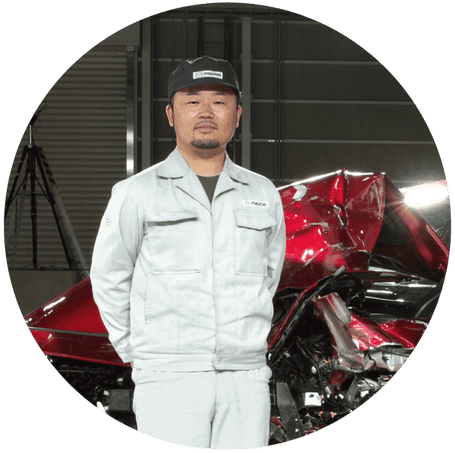 Portrait of Mazda safety engineer Hiroto Kido