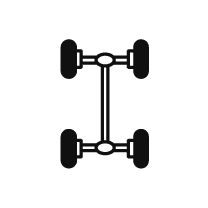 Mazda CX-5 SUV AWD icon representing AWD on all grades