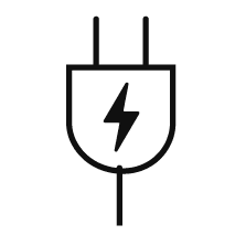 All-electric Mazda 6e fast charging icon