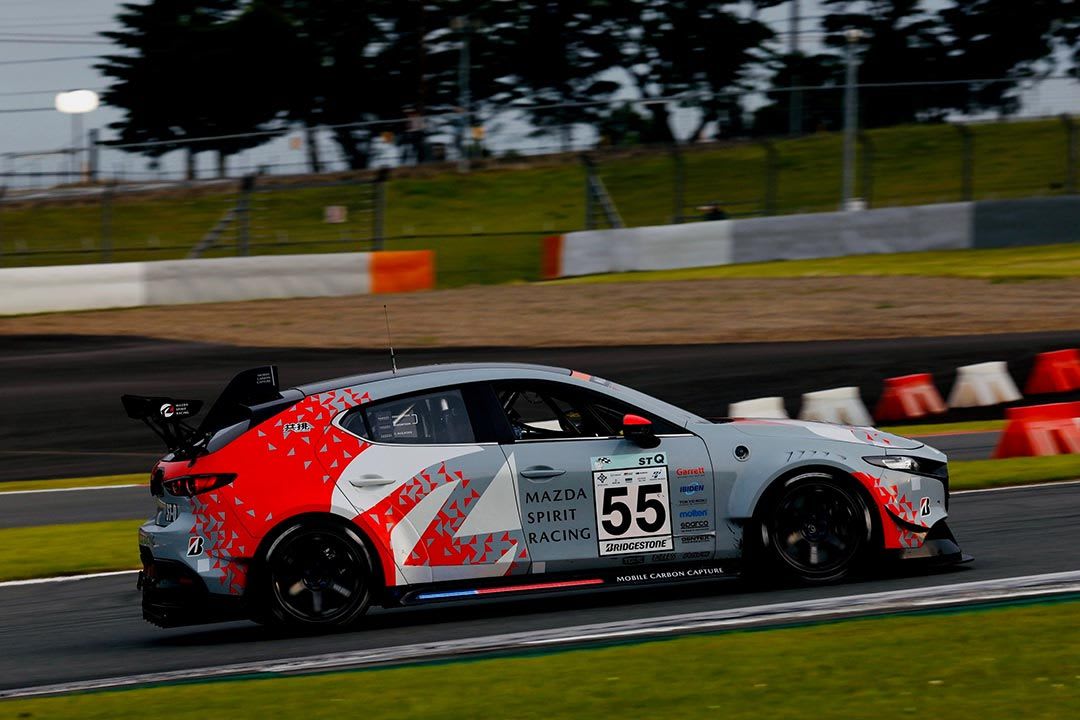 MAZDA SPIRIT RACING 3 Future concept race car on track during Round 3 of the Super Taikyu Series 2026 in Japan