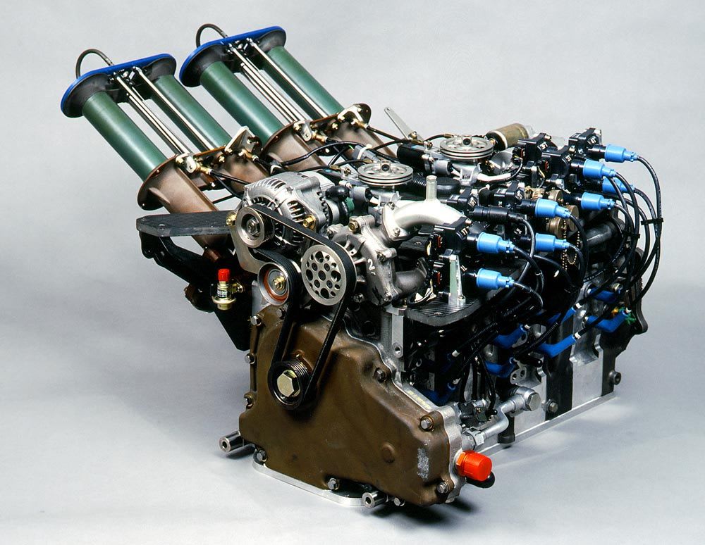 Rotary engine from its 24 Hours of Le Mans race winning Mazda 787B race car
