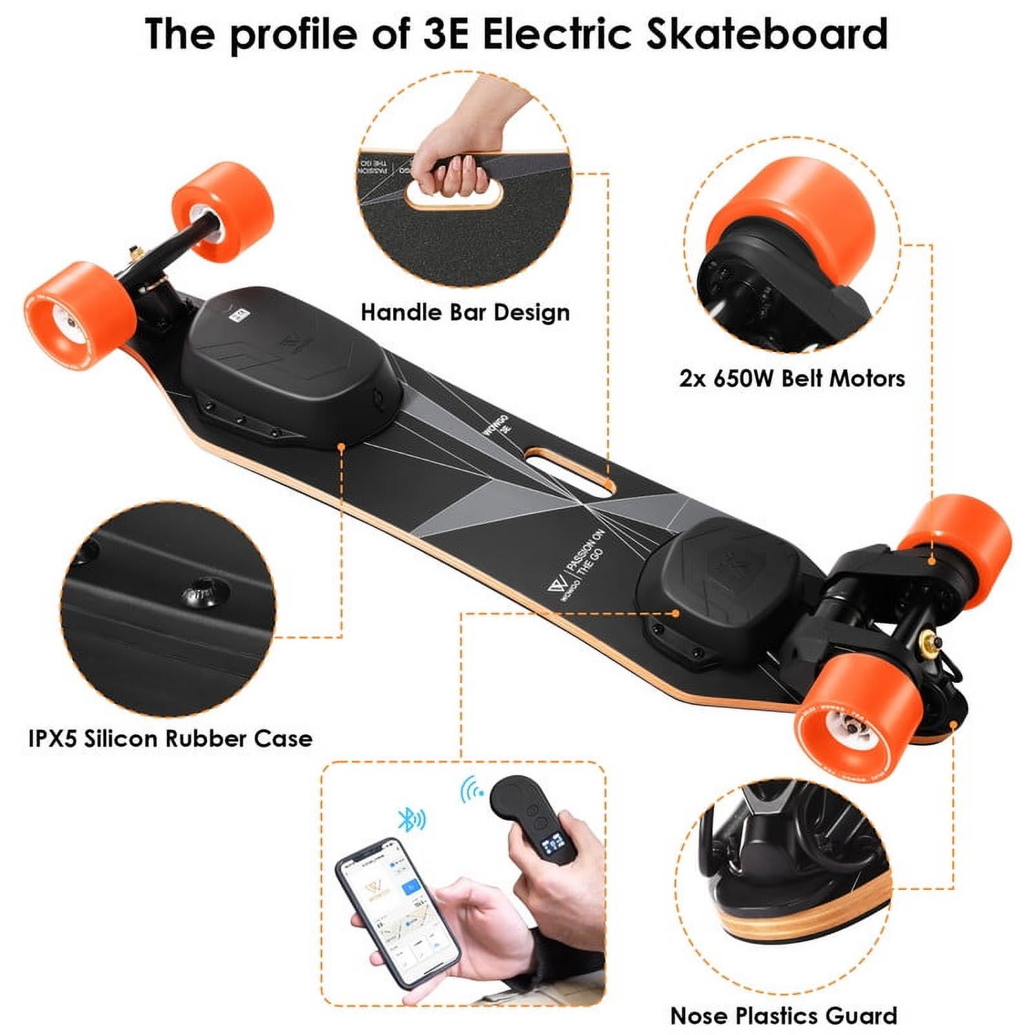 WowGo 3E truck i točkovi