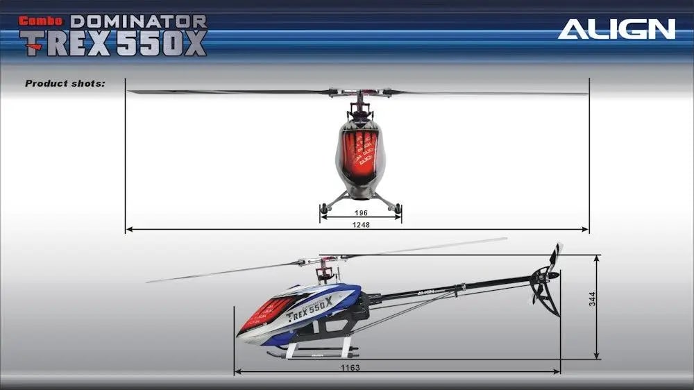 Align T-Rex 550X RC Helikopter