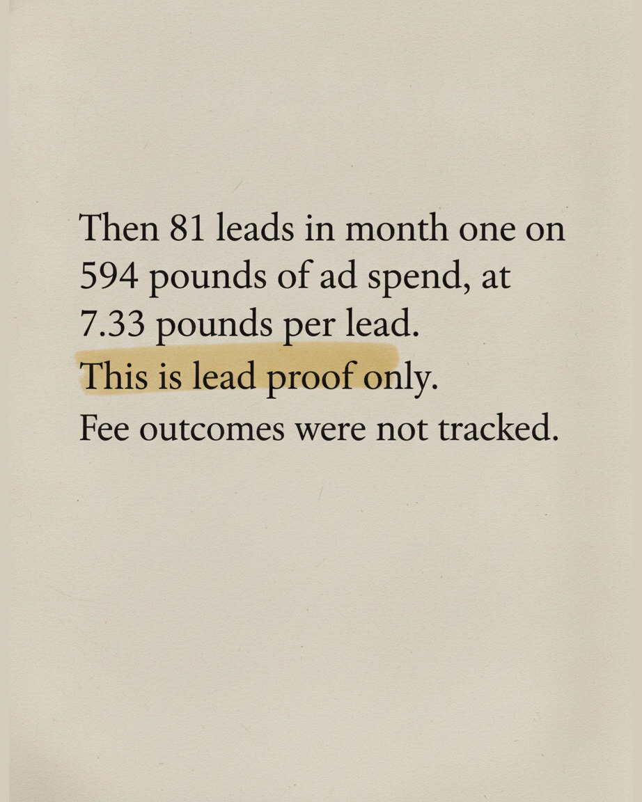 Grey paper page in serif type with the phrase 7.33 pounds per lead highlighted and no diagram beneath
