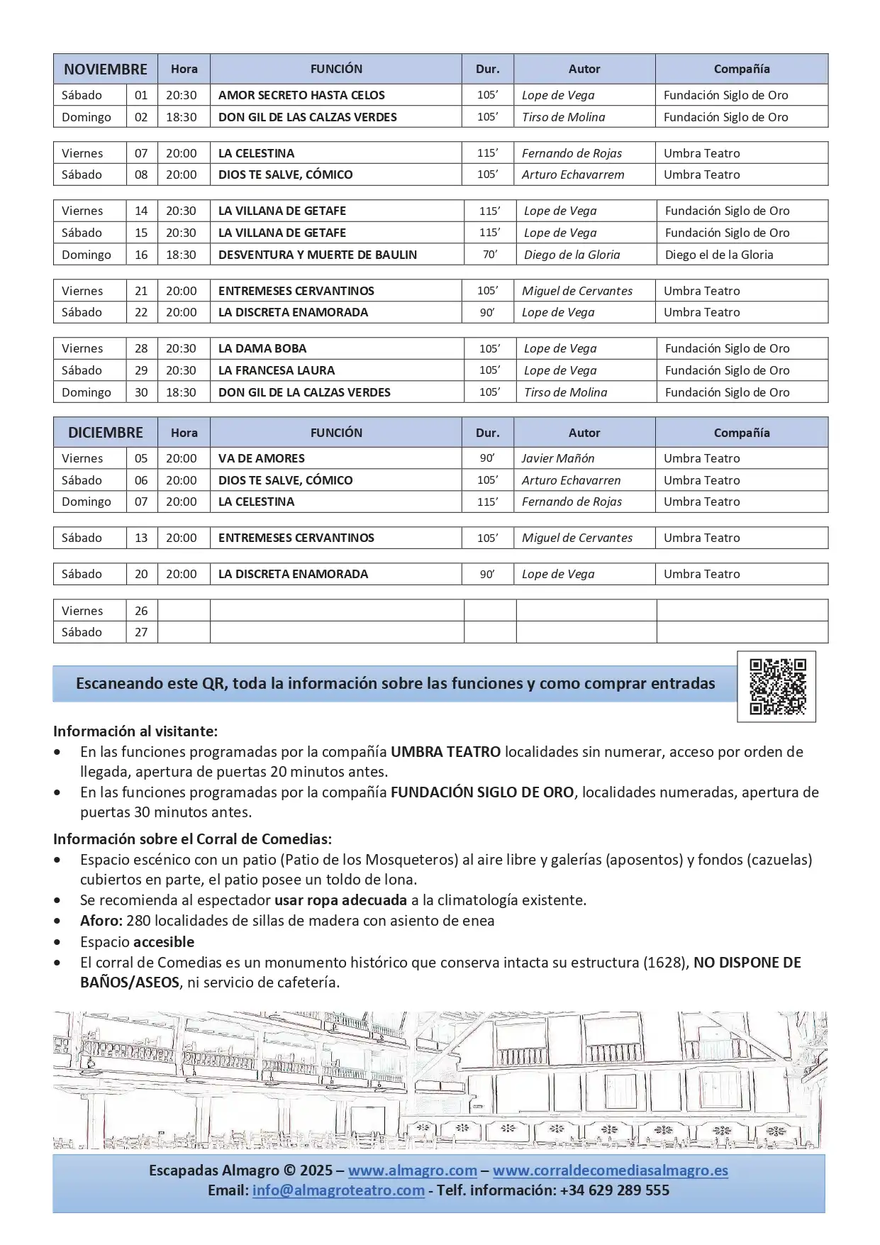 PROGRAMACION TEATRO