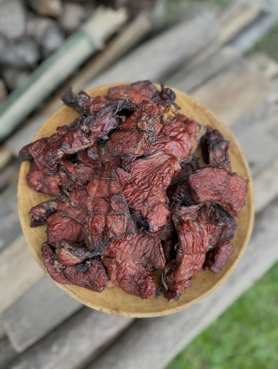 Smoked red meat, boneless