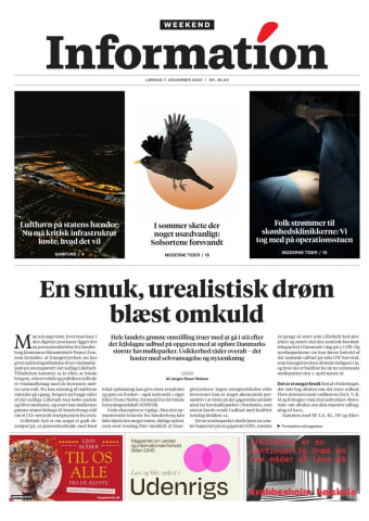 Avisens forside: Lørdag 7. december 2024