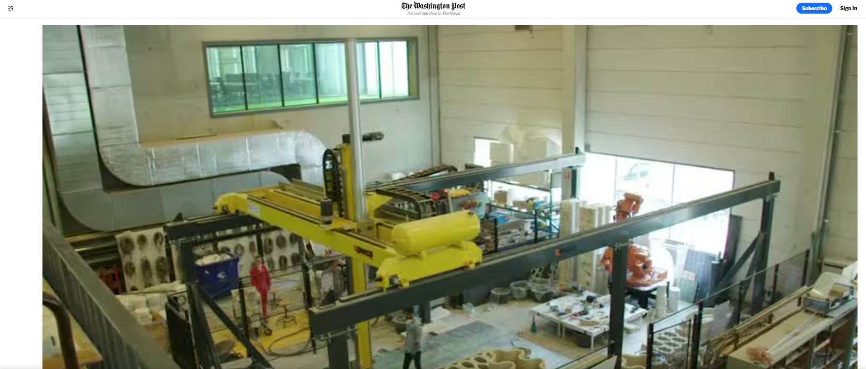 Dutch engineers unveil 3D printed concrete bridge