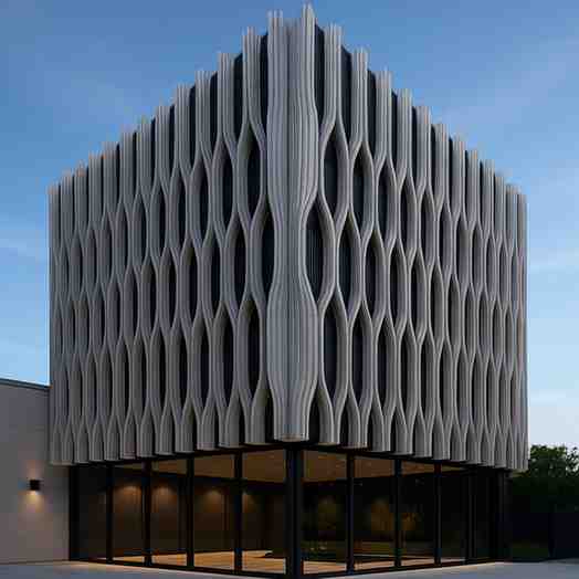 3DCP Fascade for Office Building