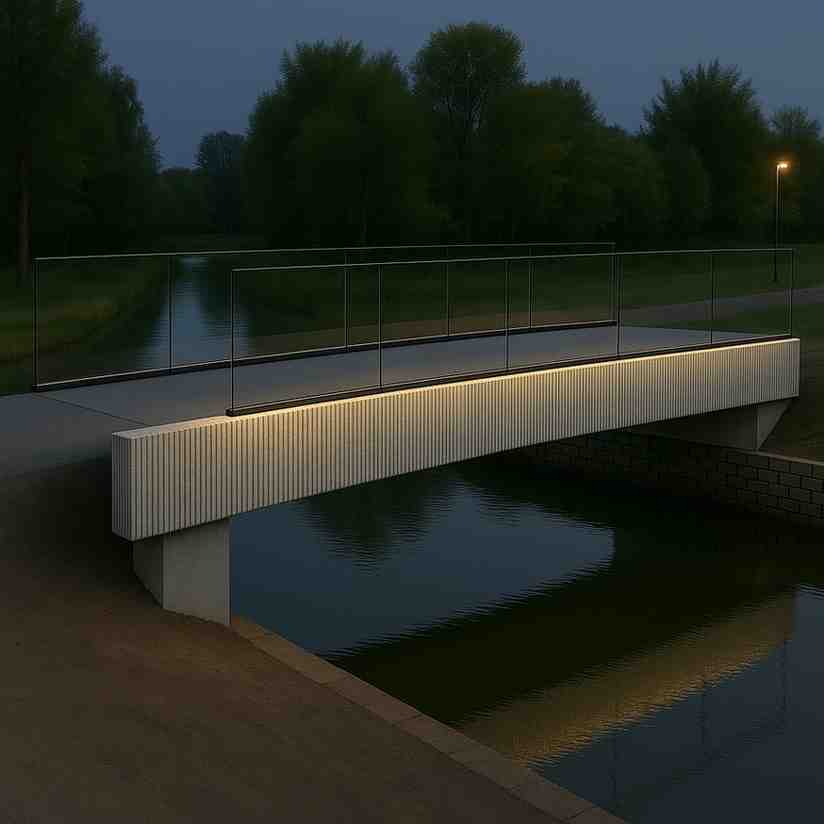 3DCP Bicycle Bridge