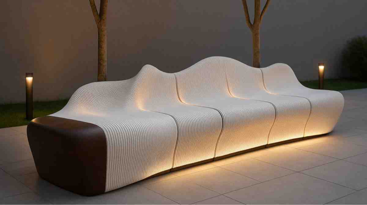 Custom Public Furniture & Landscapes with Zavhy’s 3D Concrete Printing