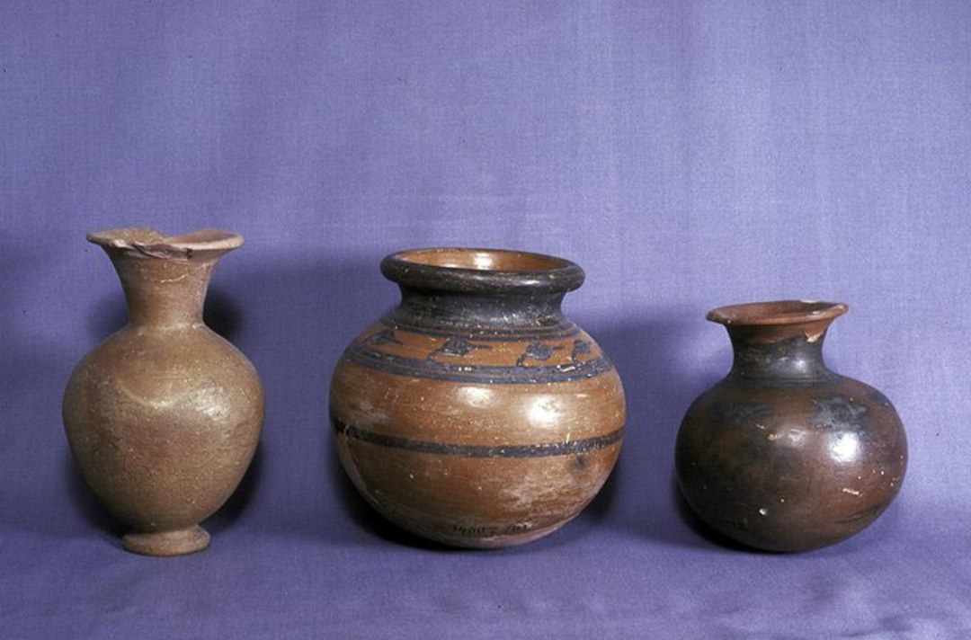 Figure 4. Painted clay pots of the Indus tradition.
