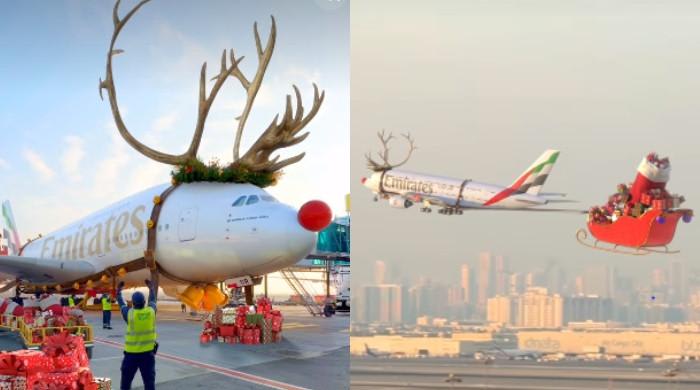 Emirates' Airbus A380 Becomes 'Sleigh380' for Christmas: Was the Video AI?