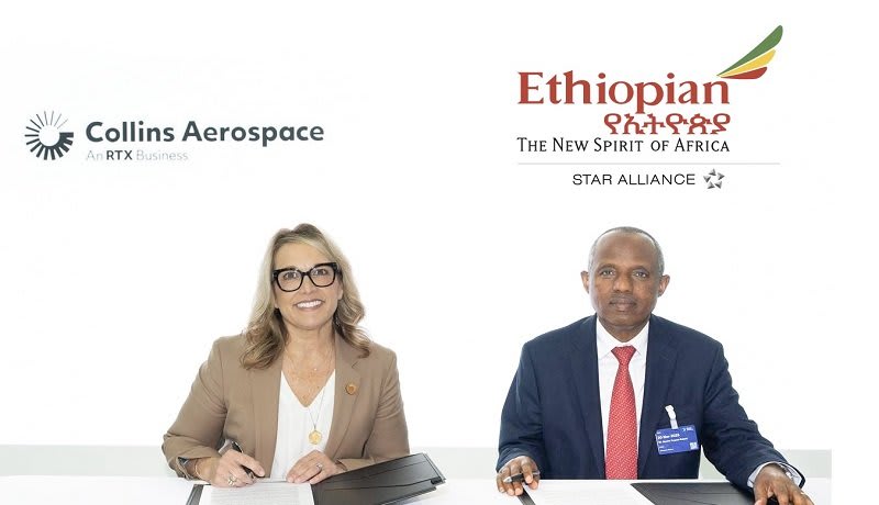 Ethiopian Airlines Offers Collins Aerospace Contract To Manufacture  Next Level Business Class Seating