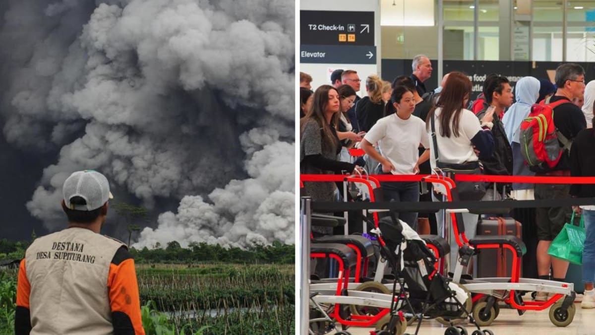 Australian travellers warned to expect delays after Indonesia’s Mount Semeru erupts