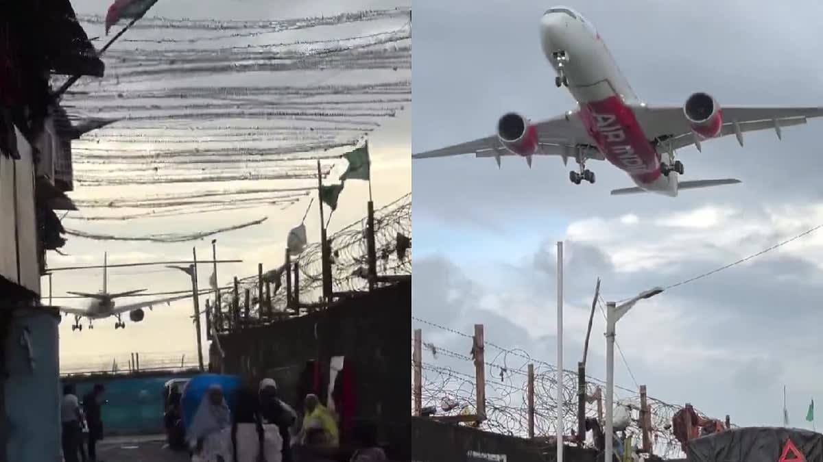 Video Shows Slum Encroachment Dangerously Close To Mumbai Airport Wall, Flights Land Just Few Feet Above Tall