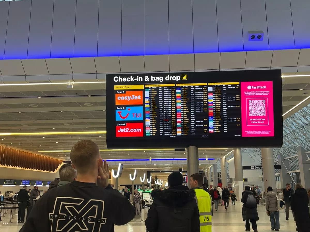 Manchester Airport Experiences Major Delays Due to Runway Closure and Rain