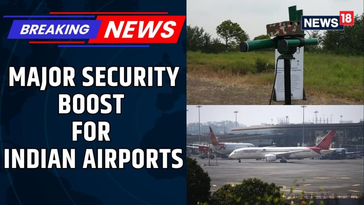 BREAKING: Major Civil Airports Like Delhi, Mumbai To Install Anti-Drone Systems | Aviation | News18