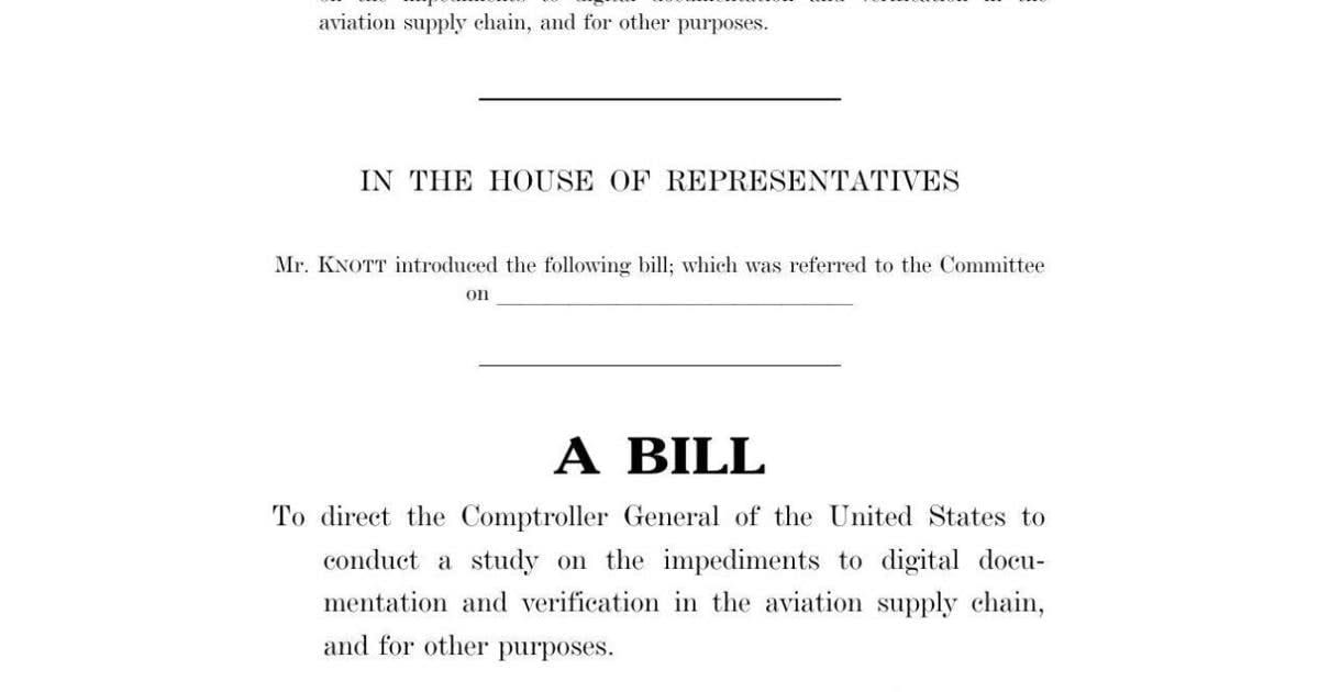 Digitization of aviation supply chain an opportunity to ascend out of 1950s