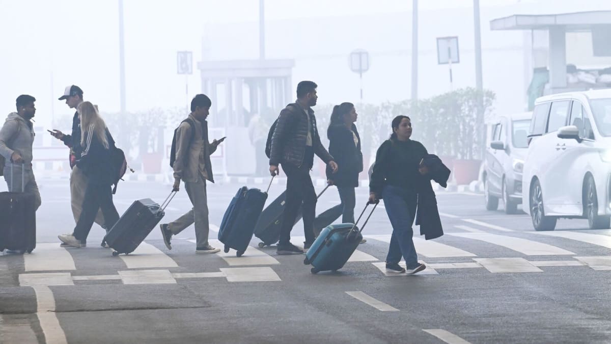 Dense fog impacts IndiGo flights; Indian MoCA mandates strict passenger norms.