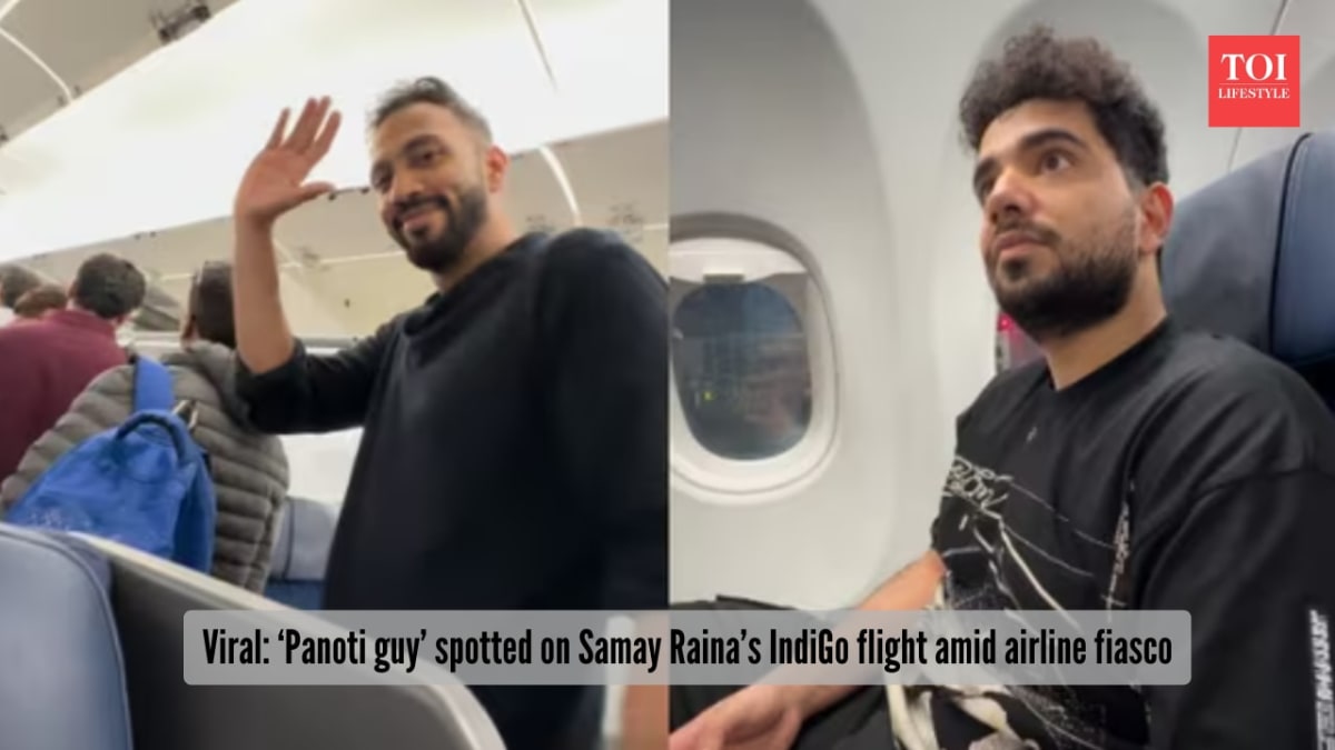 Comedian Samay Raina's IndiGo Flight Chaos Goes Viral with 'Panoti Guy' Sighting