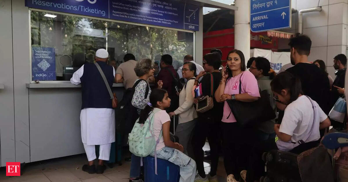 IndiGo flight cancellations continue for tenth day, impacting major Indian airports.