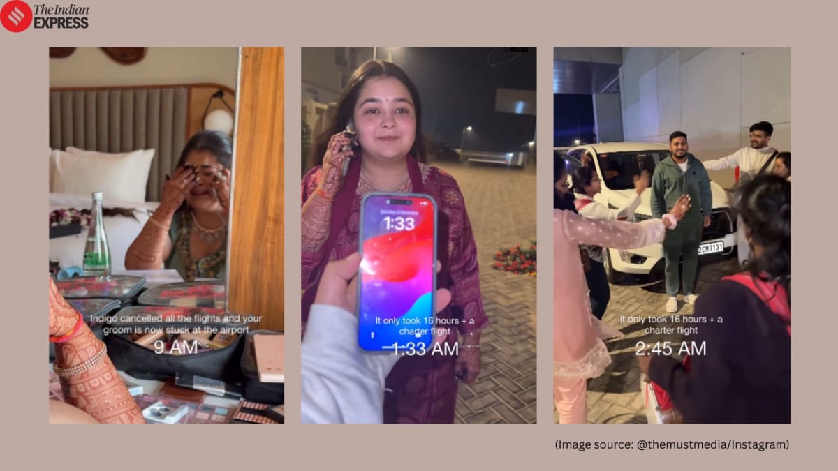 IndiGo flight cancellation forces groom to charter private jet to reach wedding