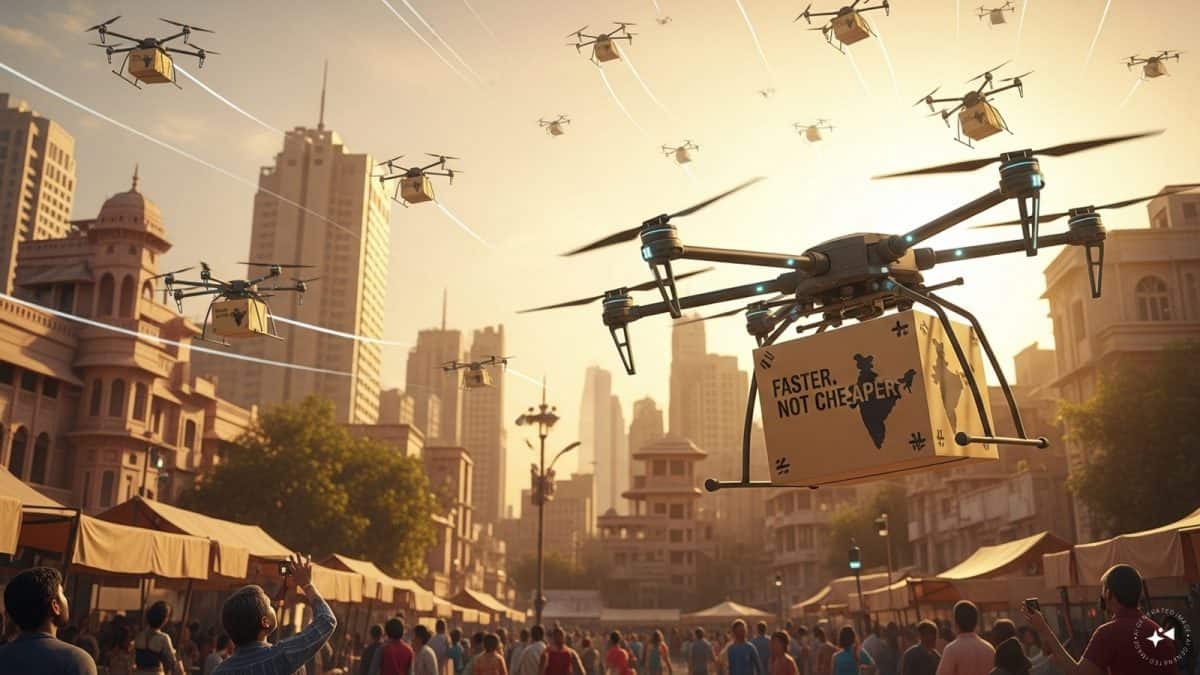 Will Drone Delivery Costs Ever Beat India's Bike Riders?