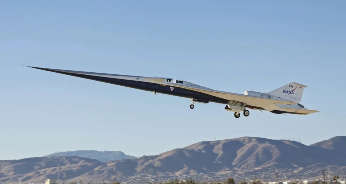 NASA's X-59 Quiet Supersonic Jet Completes Maiden Flight, Releases Cockpit Video