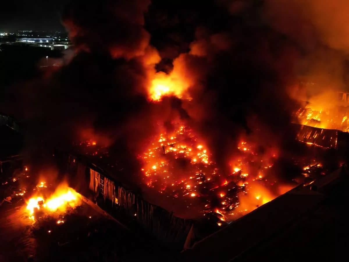 Fireball explosion near major airport injures 15