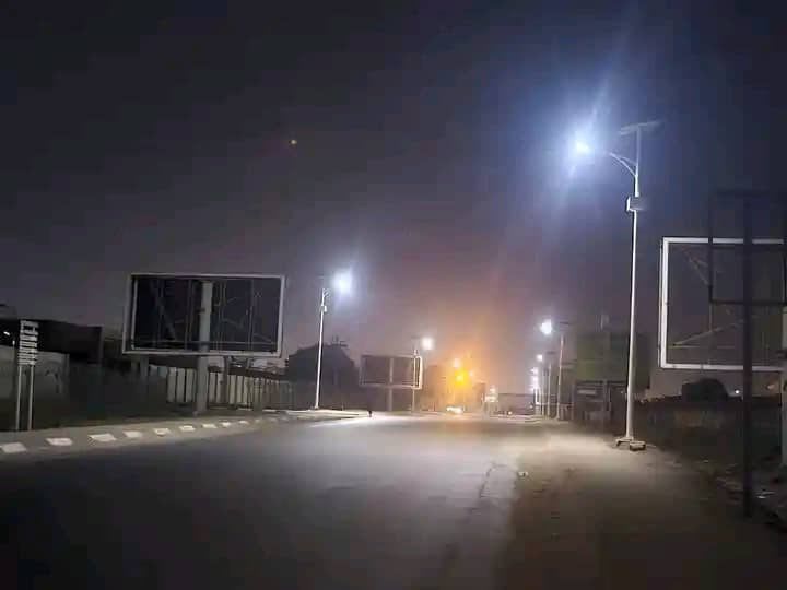 Juba International Airport Boosts Security with New Solar Streetlights