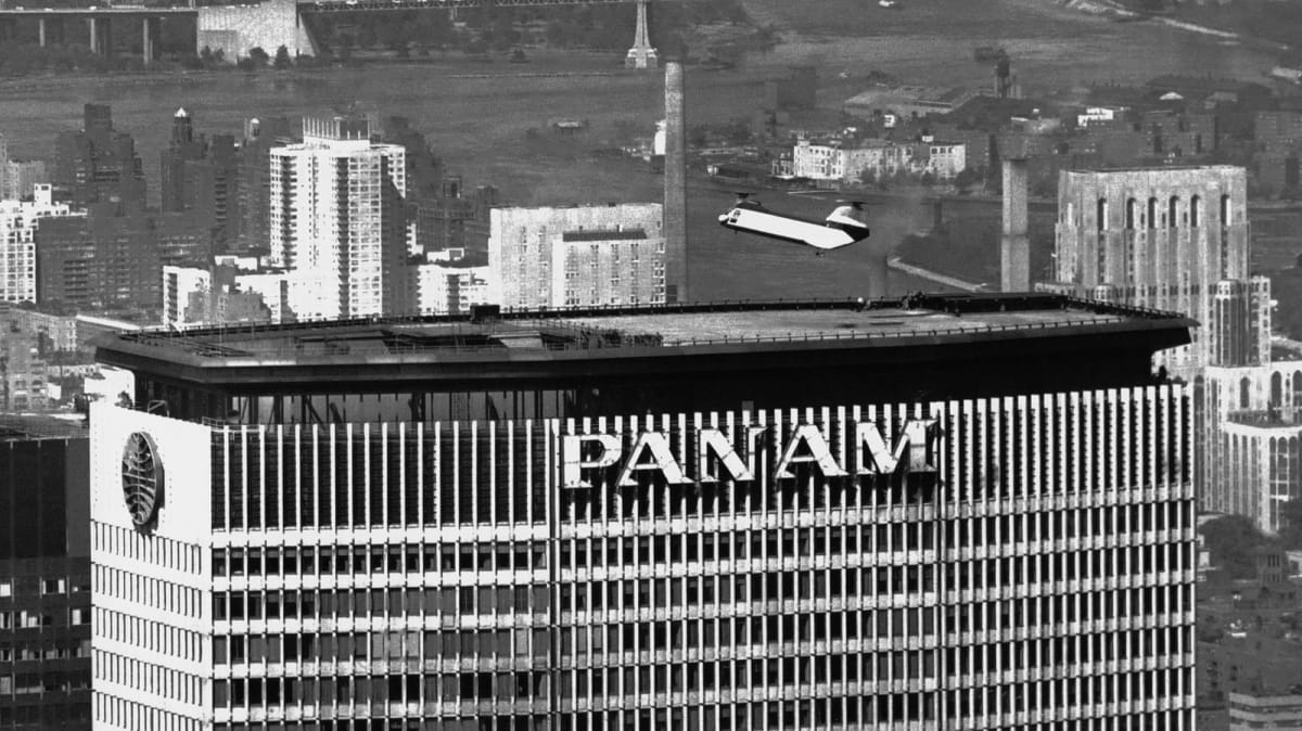 Pan Am's NYC Rooftop Helipad Dream Ended by Fatal 1977 Crash, Exposing Safety