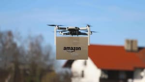 Why did Amazon ground its Prime Air drone delivery expansion in Italy?