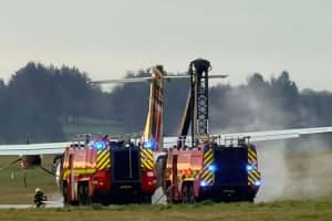 Loganair ATR 72 Suffers Blown Tyre, Sparking Emergency Response at Aberdeen Airport