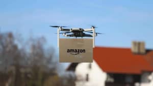 Why did Amazon ground its Prime Air drone delivery expansion in Italy?