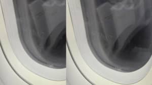 Did a Passenger Etch Their Name on an Aircraft Window, Risking a Lifetime Ban?