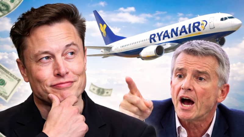 Could Elon Musk Buy Ryanair? Starlink Feud Reveals Airline’s $35 Billion Value.