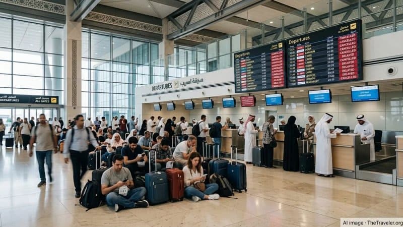 Gulf Air, Qatar Airways Halt Flights Amid Mideast Airspace Closures