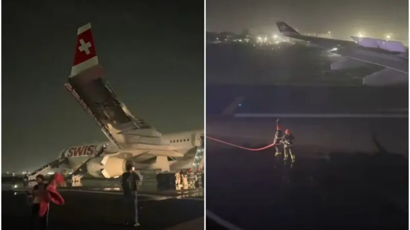 SWISS A330 Aborts Take-off in Delhi After Engine Failure