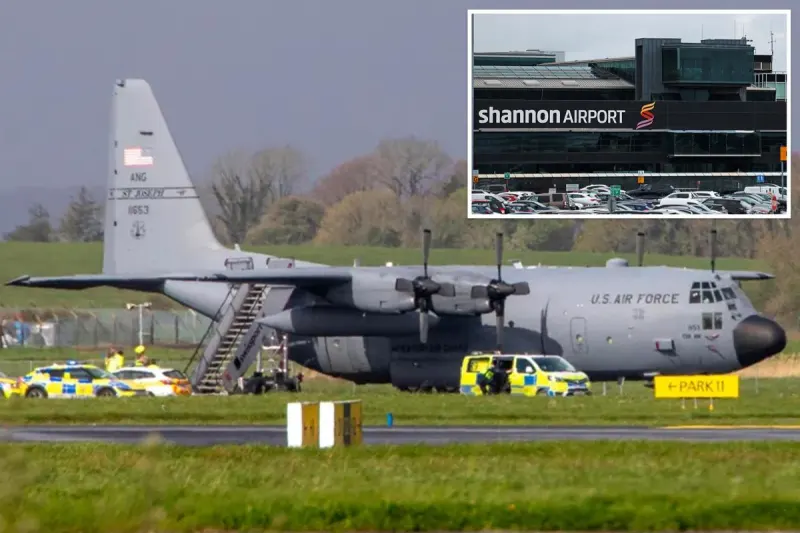 USAF C-130 Damaged in Hatchet Attack at Shannon Airport